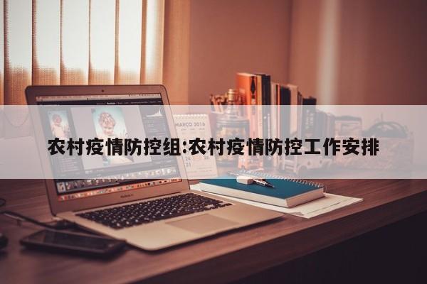 农村疫情防控组:农村疫情防控工作安排